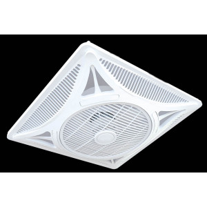 Metal Air Squarewave 14" 35cm 2X2 Recessed Mount Cassette with LED Light False Ceiling Fan