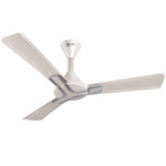 Orient avalon 48" Ceiling Fan White Chrome Metallic