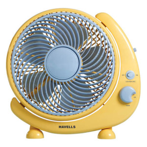 Havells Crescent Personal Fan Table Fan Roto Grill Type 250mm