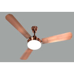 Breezalit Defender Antique Copper with 3 Color LED Remote Control Ceiling Fan