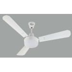 Breezalit Defender White with 3 Color LED Remote Control Ceiling Fan