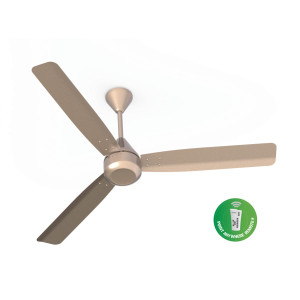 Crompton Energion Groove With Remote 48" Antidust Satin Ceiling Fan
