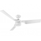 USHA Hunter Cabo Frio 52" White New Bronze Designer Ceiling Fan 