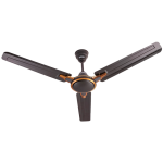 USHA Racer Chrome Smoke Brown 48" Ceiling Fan