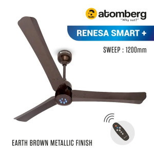 Atomberg Renesa Smart + 48" 1200mm Earth Brown Ceiling Fan Atomberg Renesa Smart + 48" 1200mm Earth Brown Ceiling Fan