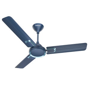 Havells Glaze Sapphire Blue Chrome 48" 1200mm Ceiling Fan