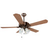 Orient Subaris Antique Copper 48" With Reviserable Motor and Lampshade Ceiling Fan Orient Subaris Antique Copper 48" With Reviserable Motor and Lampshade Ceiling Fan