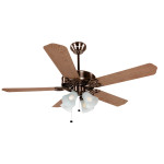 Orient Subaris Antique Copper 48" With Reviserable Motor and Lampshade Ceiling Fan