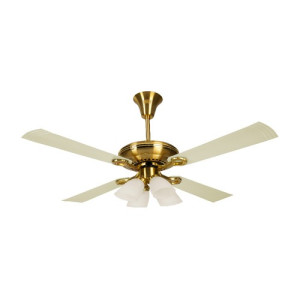 Usha Fontana Lotus Gold Ivory 48" 1270mm Ceiling Fan 