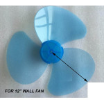 Orient 12" Wall Fan Blade for Wall Fan 300mm 