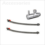 Water Heater Installation Kit Premium Connection Pipes, Angle Valve, Geyser Installation India