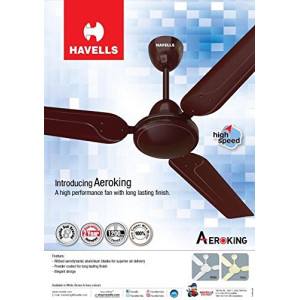 Havells Aeroking 48" 1200mm Glossy Brown Ceiling Fan Havells Aeroking 48" 1200mm Glossy Brown Ceiling Fan
