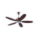 Surya Aero Lite 48" Antique Wood Without Light Ceiling Fan