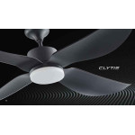 USHA Aerolux Clytie BLDC 52" Pristine Grey Quad ABS Ceiling Fan