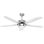 Standard Ananta 56" 1400 White Chrome Ceiling Fan