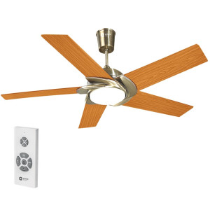 Orient Andrea Ceiling Fan 52" Antique Brass Blade Mendel Teak Orient Andrea Ceiling Fan 52" Antique Brass Blade Mendel Teak