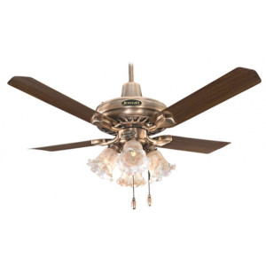 Breezalit Elegance Antique Copper Rosewood Ceiling Fan 48" With Lampshade Breezalit Elegance Antique Copper Rosewood Ceiling Fan 48" With Lampshade