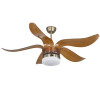 Metal Air Citrus Gold  52" ABS Fibre Blade Luxury Desginer Ceiling Fan 