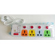 Cona 4 Socket Power Strip Surge Protector 