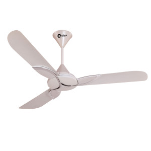 Orient Cristo 48" Ceiling Fan Pearl Metallic White Chrome Orient Cristo 48" Ceiling Fan Pearl Metallic White Chrome