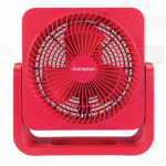 Crompton Bubbly 8" 200mm Table Fan Cherry Red