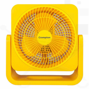Crompton Bubbly 8" 200mm Table Fan Yellow