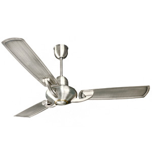 Crompton Triton 48" Brushed Steel Ceiling Fan