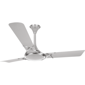 Luminous Deltoid Silver Chrome 3 Blade Ceiling Fan Luminous Deltoid Silver Chrome 3 Blade Ceiling Fan