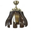 Metal Air aspire Antique Brass 42" Designer Ceiling Fan with LED Light
