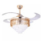 Johnson PT9214 Gold Crystal Luxury 42" 1050mm Ceiling Fan