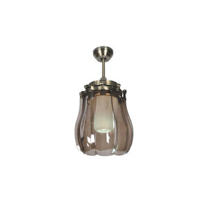 Flight Designer Ceiling Fan Antique Brass 46" Acrylic Blades with LED Lights Flight Designer Ceiling Fan Antique Brass 46" Acrylic Blades with LED Lights