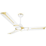 Luminous Jaipur Ghoomar Makrana White 3 Blade 48" 1200mm Ceiling Fan