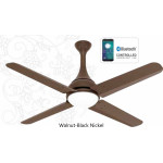 Havells Futuro Walnut Black Nickel 48" Next Gen Bluetooth Ceiling Fan
