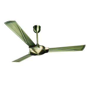 Crompton Kannon Electroplated 48" Antique Brass Ceiling Fan