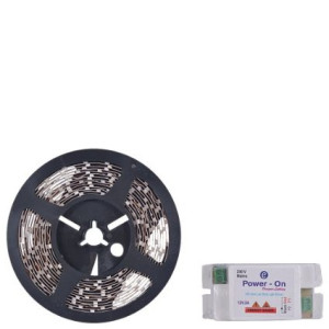 LED Strip Light 5050 - 30 LED Per metres White Color 5 Metres with Adapter 