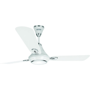 Luminous Lumaire White Silver 48" 1200mm Ceiling Fan 