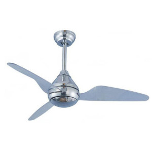 Metal Air Fenopy 42" Chrome Acrylic Designer Ceiling Fan