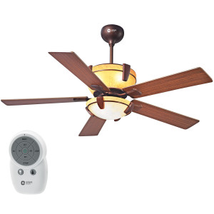 Orient Adalia Ceiling Fan 52" Brushed Antique Oak Wood Orient Adalia Ceiling Fan 52" Brushed Antique Oak Wood