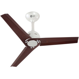 Orient Joan Decorative Ceiling Fan 48" Pearl White Walnut Orient Joan Decorative Ceiling Fan 48" Pearl White Walnut