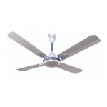 Orient Quadro Ornamental 48" Decorative Ceiling Fan Silver Blue