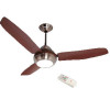 Surya RIO 48" Antique Peuter Walnut Remote Controlled LED Light Ceiling Fan