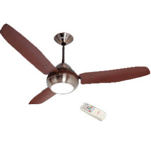 Surya RIO 48" Antique Peuter Walnut Remote Controlled LED Light Ceiling Fan