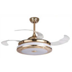 Metal Air Oasis Gold 42" Antique Finish with LED Light Ceiling Fan