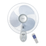 Havells Platina 16" 400mm Wall Fan with Remote
