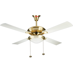 USHA Fontana One 48" 1200mm Gold Ivory Ceiling Fan