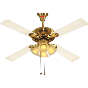 USHA Fontana Orchid 48" Gold Ivory Ceiling Fan USHA Fontana Orchid 48" Gold Ivory Ceiling Fan