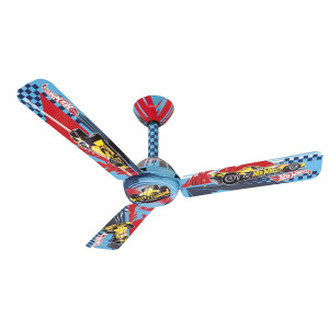 USHA Kids Hot Wheels Fracer 48" 1200mm Ceiling Fan Blue