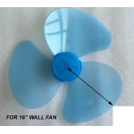 Orient 16" Wall Fan Blade for Wall Fan 400mm 
