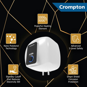 Crompton Solarium Qube 25 Litres Storage Water Heater