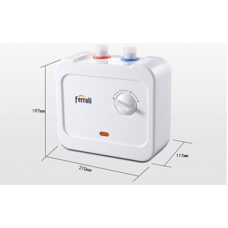 Ferroli DFF-KAM 4.5kw Tankless Undersink Instant Water Heater
